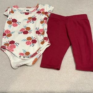Girls flower shirt and pants